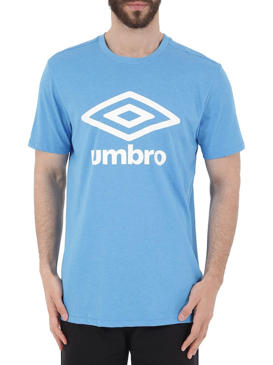 Umbro Αθλητικό Ανδρικό T-shirt Μπλε Με Λογότυπο