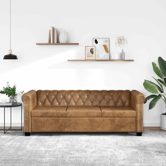 Dreisitzer aus Künstliches Leder 200x76x70cm
