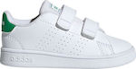 Kids Sneakers Advantage with Straps Cloud White / Green / Grey Two EF0301