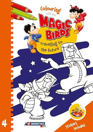 Colouring with the Magic Birds: Travelling to the Future