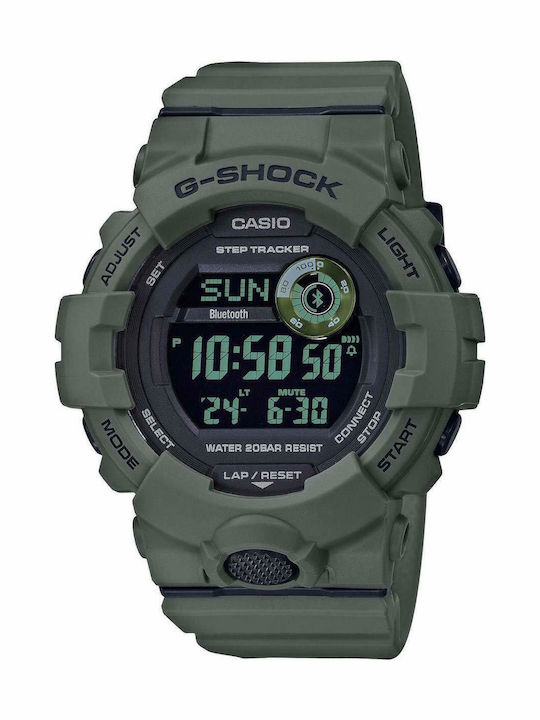 Casio G-Shock G-Squad Ρολόι Μπαταρίας με Καουτσούκ Λουράκι