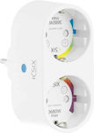 Ksix Smart Energy Duo Smart Plug White
