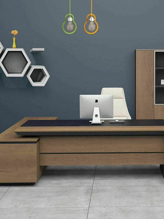 Wooden Proline Corner Professional Office Desk L180xW160xH75cm