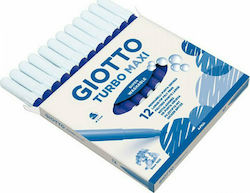 Giotto Turbo Maxi Μπλε Σκούρο 5mm Σετ 12 Χρώματα