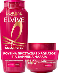 L'Oreal Paris Elvive Color Vive Wonder Σετ Περιποίησης Μαλλιών για Διατήρηση Χρώματος 2τμχ
