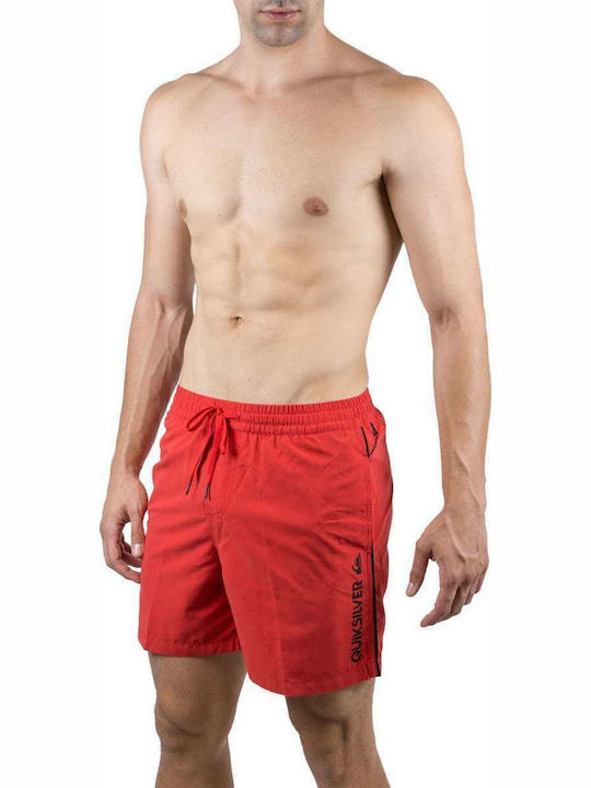 Quiksilver Vert 17" Costum de baie pentru bărbați Pantaloni scurți Roșu