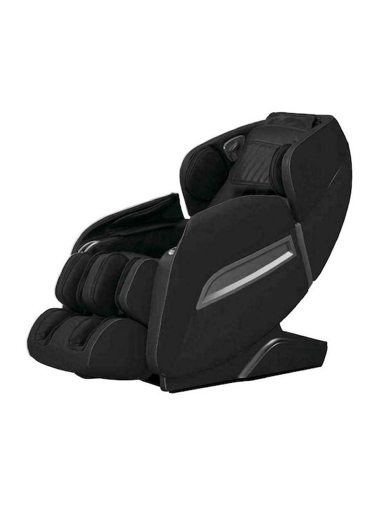SL-A305 Artificial Leather Massage Relax Armchair with Footstool Black 76x130x147cm