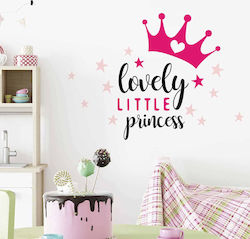 Ango Παιδικό Διακοσμητικό Αυτοκόλλητο Τοίχου Lovely Princess 70x50εκ. 17τμχ
