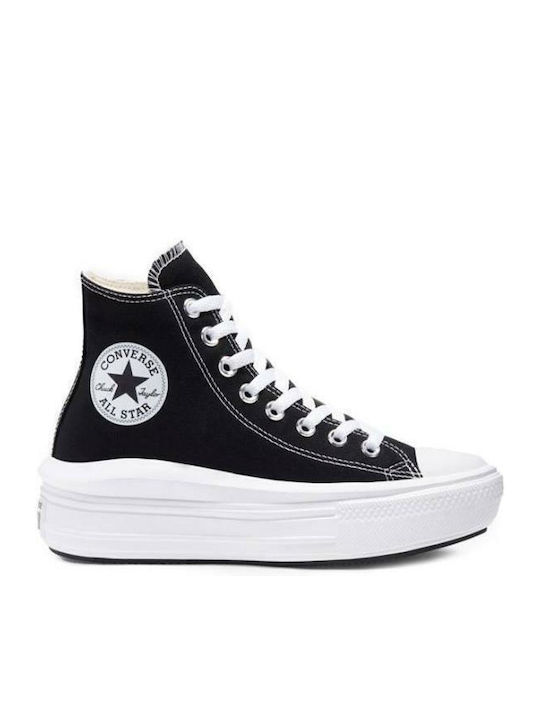 Converse Chuck Taylor All Star Move Hi Flatforms Sneakers Black / Natural Ivory / White