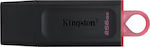 Kingston DataTraveler Exodia 256GB USB 3.2 Stick Μαύρο