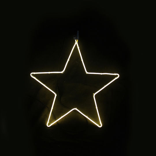 Aca Illuminated Hanging Star Warm White 58cm