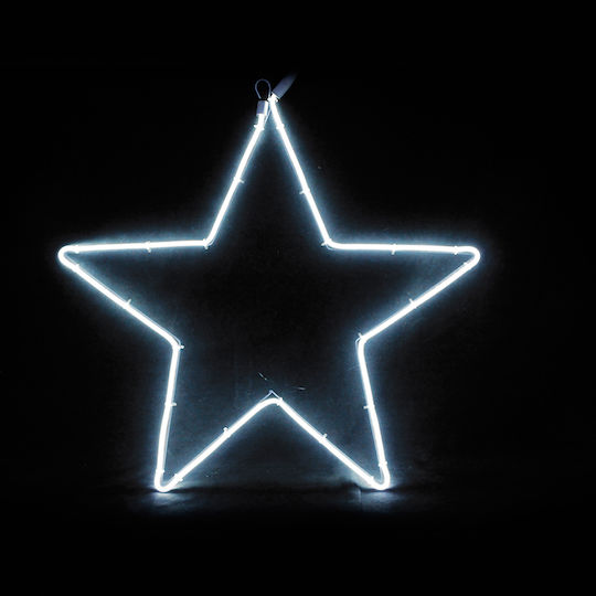 Aca Hanging Illuminated Star Cool White 58cm