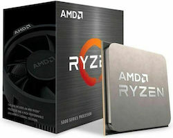AMD Райзен 5 5600X 3.7GHz Процесор 6 Ядра за Socket AM4 с Кутия и Охладител