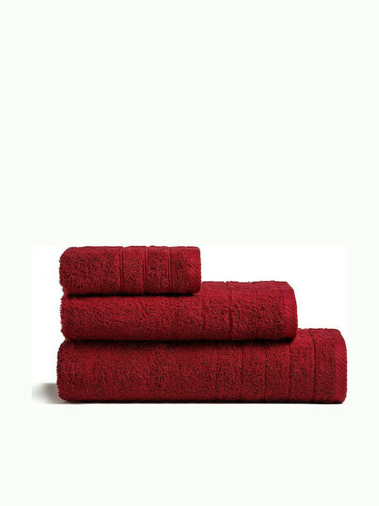 Melinen Hand Towel Fresca 30x50cm. Bordeaux Weight 500gr/m²