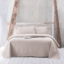 Rythmos Jazz Σετ Μονό 2 Μπεζ 160x240cm 2τμχ