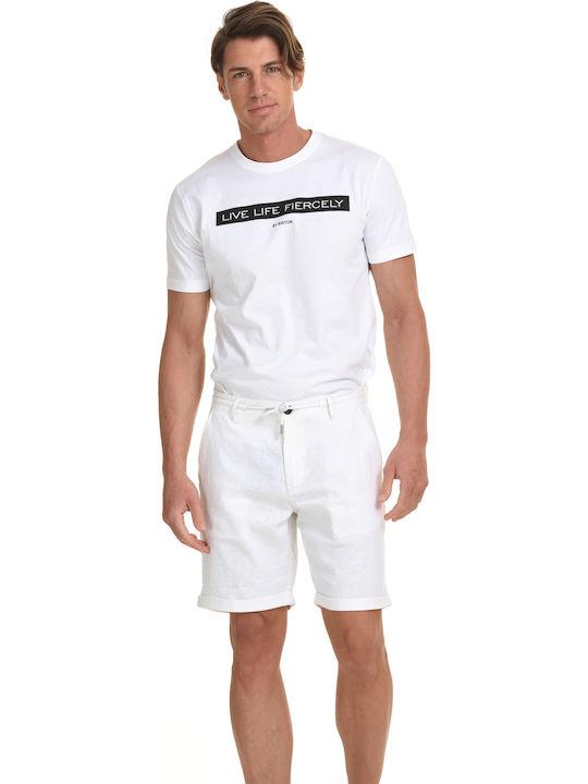 Splendid Men's Chino Monochrome Shorts White