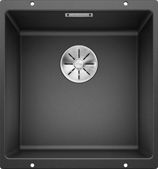 Blanco Subline 400-U Υποκαθήμενος 40x40cm Anthracite