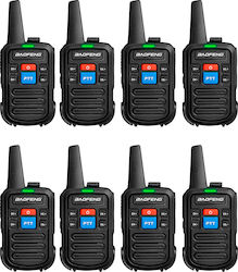 Baofeng BF-C50 Mini Walkie Talkie 2W χωρίς Οθόνη Σετ 8τμχ