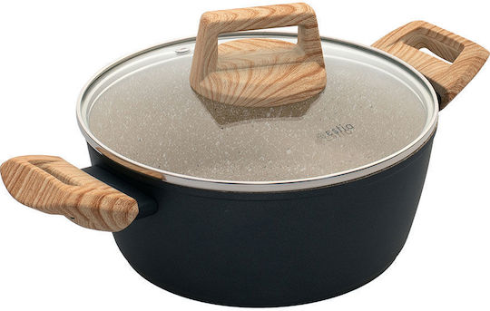 Estia Earth Βαθιά Κατσαρόλα από Αλουμίνιο 2.3lt / 20cm