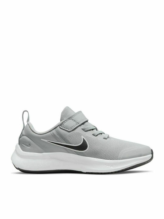 Nike Star Runner 3 Kids Running Shoes Light Grey / Black