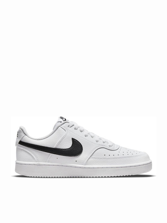 Nike Court Vision Low Next Nature Wohnung Sneakers White / Black