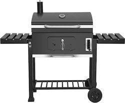 Thermogatz KRV76 Γαλβανιζέ Charcoal Grill with Wheels and Side Surface 154x71cm 07.700.176