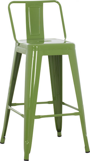 Metallischer Gartenhocker Melita Hellgrün 42x42x98cm