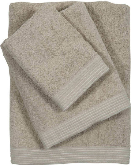 Das Home Σετ 3τμχ Best 0589 Μπεζ Βάρους 480gr/m²