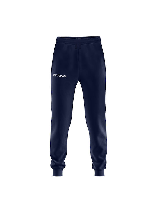 Givova Panta Men's Sweatpants with Rubber Navy Blue