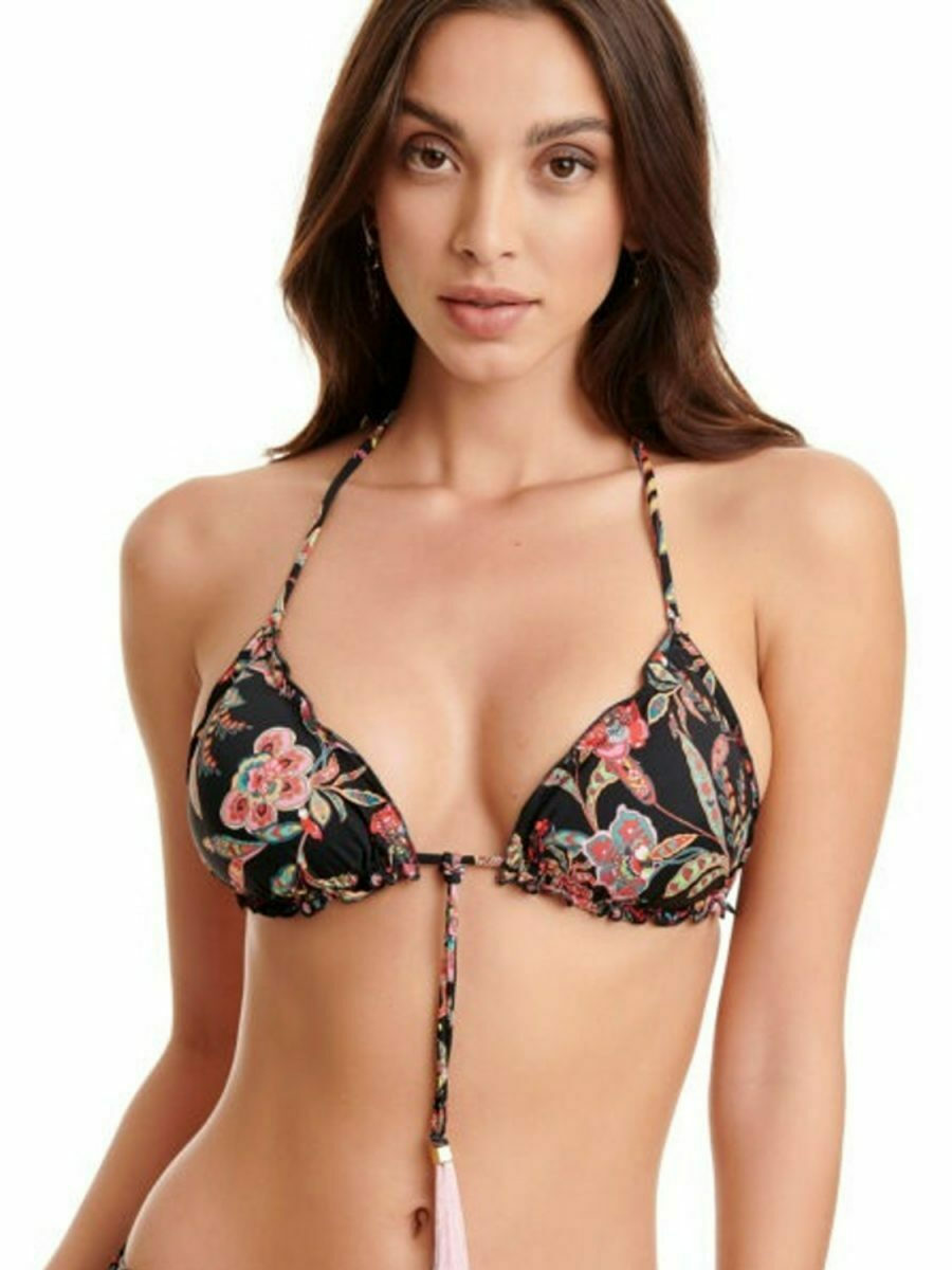 Erka Mare 22500 Bikini Τριγωνάκι Floral Μαύρο 22500 Skroutz gr