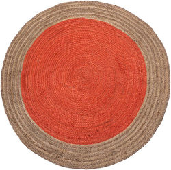 Silk Fashion 1707 Καλοκαιρινό από Γιούτα Φ200cm Teracotta