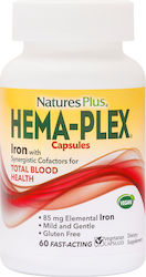 Nature's Plus Hema-Plex Iron with Synergistic Factors 60 κάψουλες