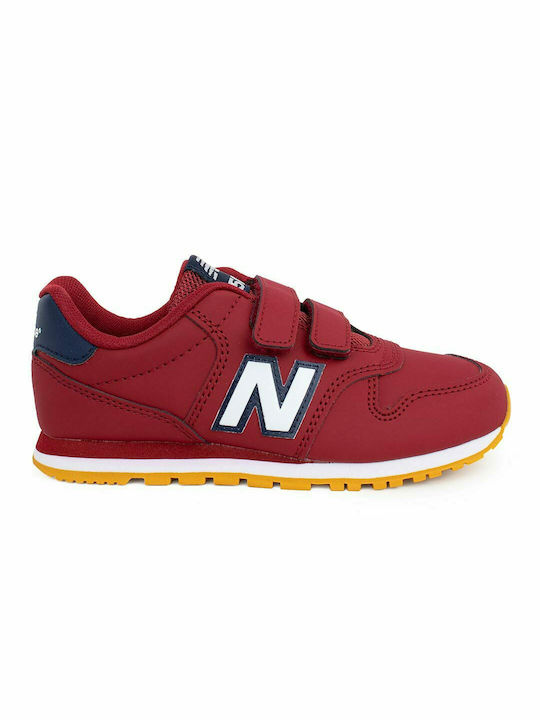 New Balance Kids Sneakers with Straps Burgundy