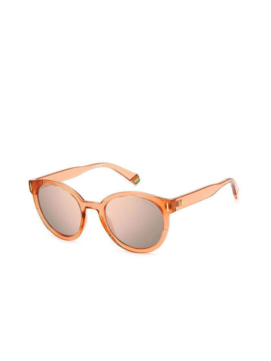 Polaroid Sonnenbrillen mit Orange Rahmen und Gray Polarisiert Linse PLD6185/S L7Q/JQ