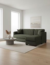 Ghufran Γωνιακός Καναπές Κρεβάτι 200x133x77εκ.