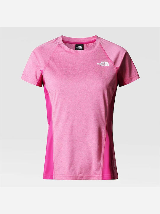 The North Face Γυναικείο Αθλητικό T-shirt Fast Drying Φούξια