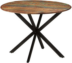 Dining Room Steel Table 110x110x78cm