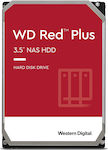 Western Digital Red Plus 4TB HDD Hard Disk 3.5" SATA III 5400rpm cu 256MB Cache pentru NAS