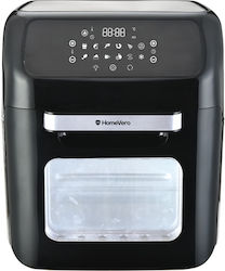 HomeVero Air Fryer with Removable Basket 12lt Black