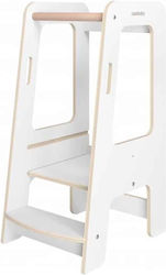 Eiffel Learning Tower made of Wood White Casababy