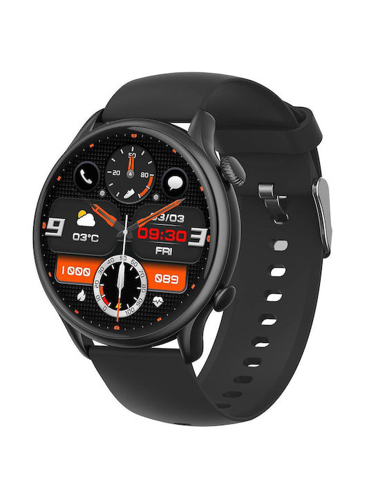 NK28 Smartwatch With Heart Rate Monitor Black Skroutz Cy