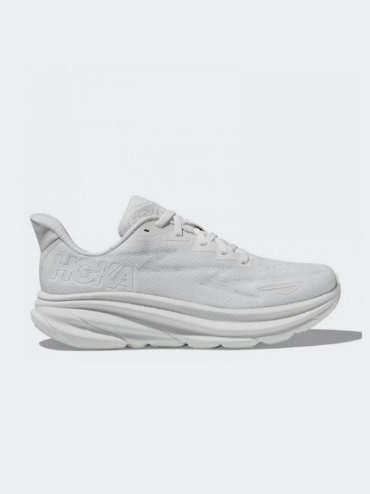 Hoka Clifton 9 Men's Running Sport Shoes White