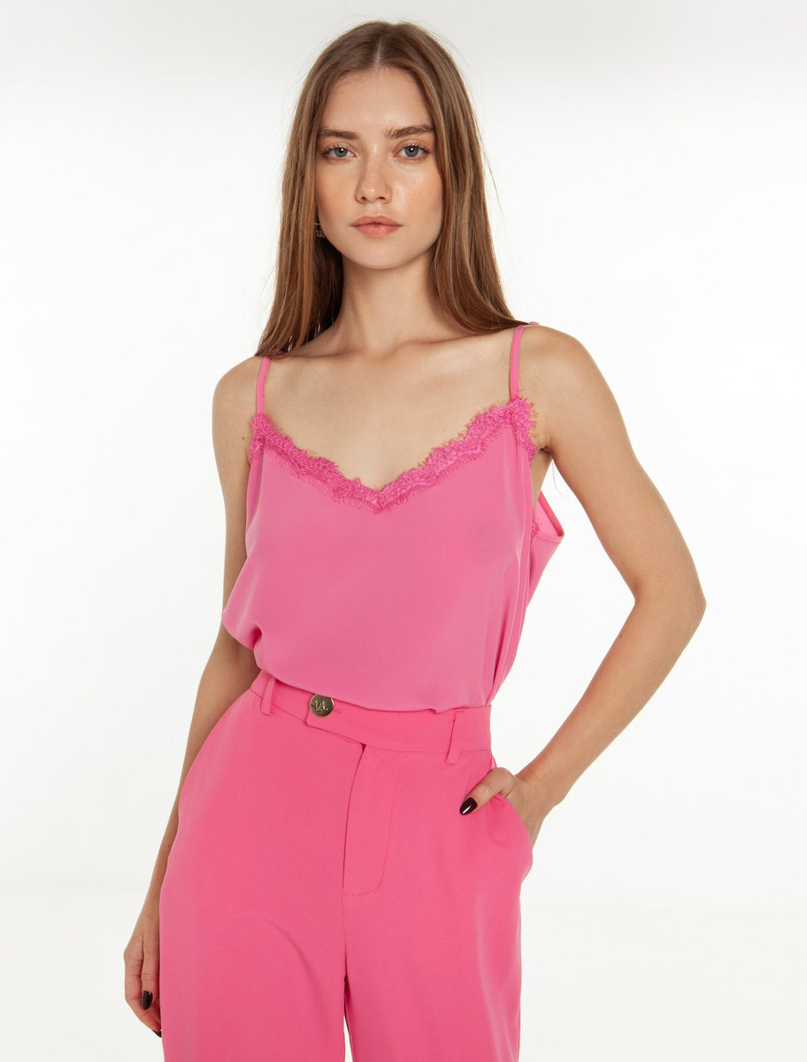 Toi Moi 30 3967 123 Γυναικείο Lingerie Top με Δαντέλα Ροζ 30 3967 123