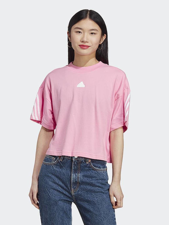 Adidas Women's Sport Crop T-shirt Pink IB8523