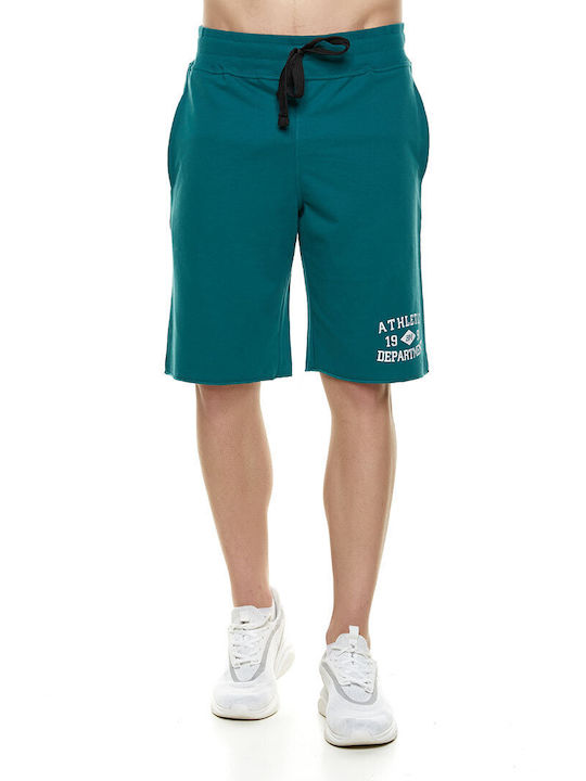 Bodymove Men's Sports Monochrome Shorts Green