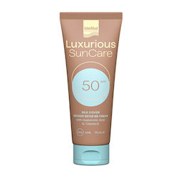 Intermed Luxurious Sun Care Αδιάβροχη Αντηλιακή Крем За лице SPF50 с цвят Bronze Beige 75мл