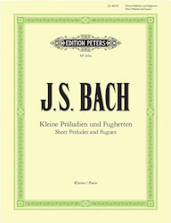 Edition Peters J.S.Bach Kleine Praludien und Fughetten Εκδόσεις Peters für Klavier