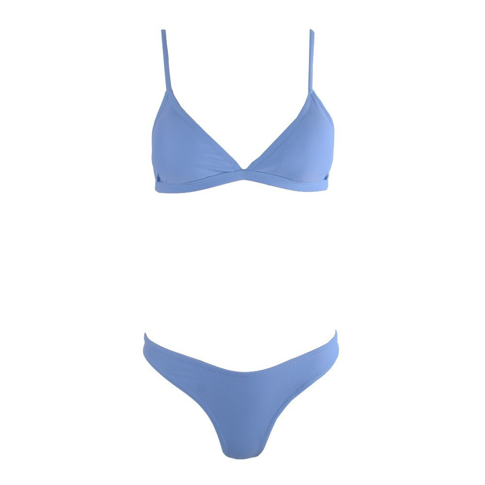 Famous Shoes Set Bikini Τριγωνάκι Γαλάζιο CP20203 BLUE Skroutz gr