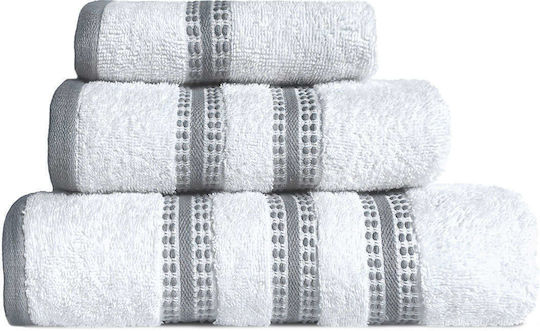 Nef-Nef Homeware Σετ 3τμχ Promise White Βάρους 480gr/m²