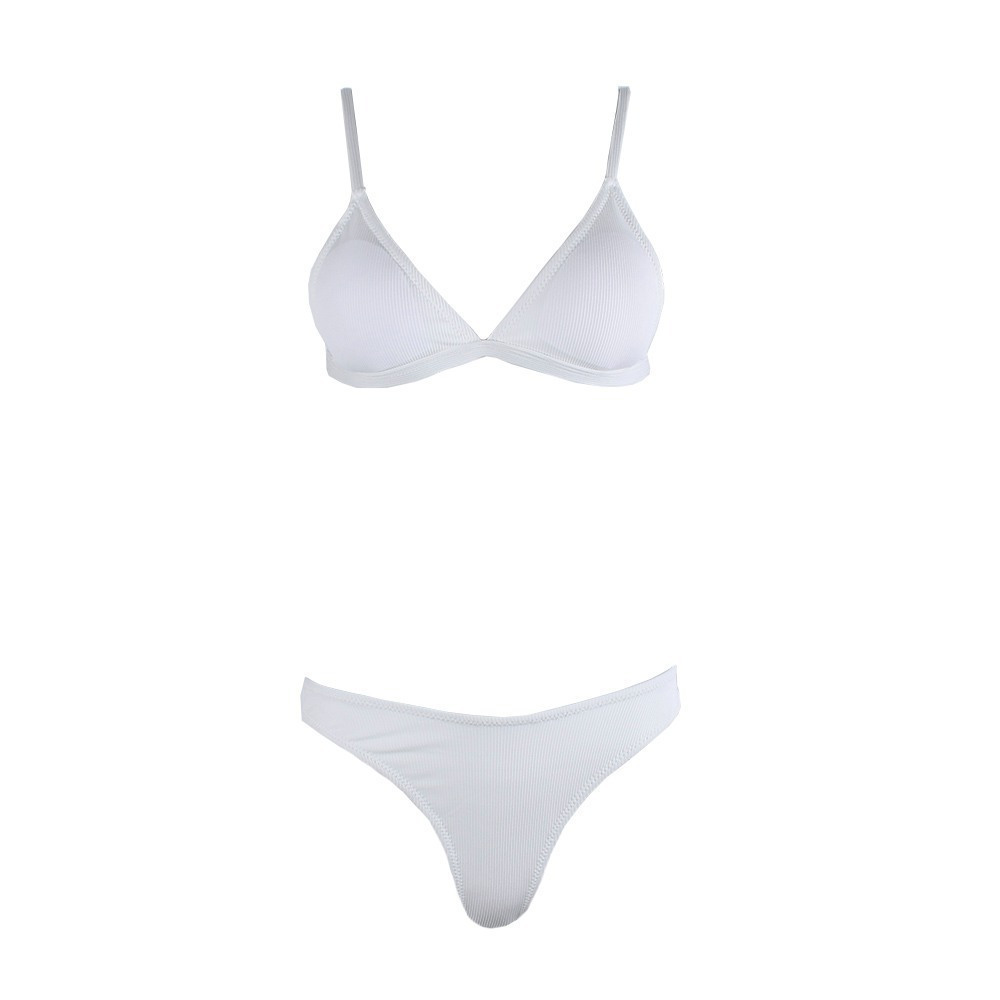 Famous Shoes Set Bikini Τριγωνάκι Λευκό CP20204 WHITE Skroutz gr